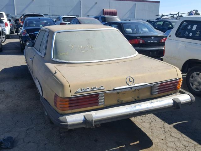 10702412011488 - 1976 MERCEDES-BENZ 450SLC TAN photo 3