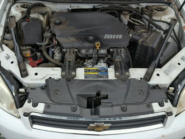 2G1WB5EK6A1230488 - 2010 CHEVROLET IMPALA LT Սպիտակ լուսանկար 7