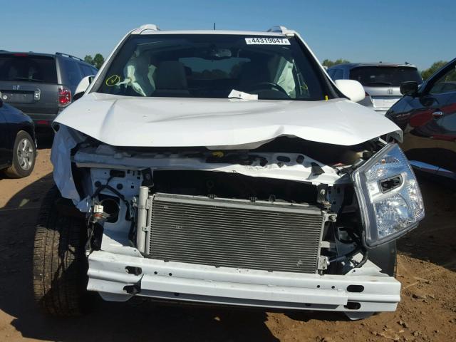 2CNDL33F396252593 - 2009 CHEVROLET EQUINOX WHITE photo 9