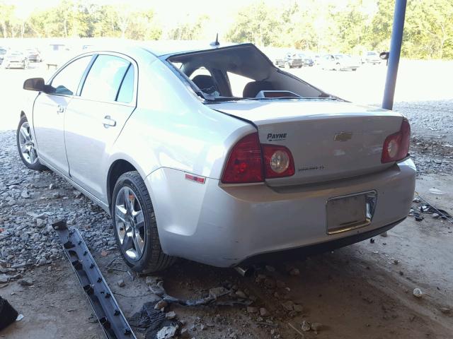 1G1ZC5EB1AF152818 - 2010 CHEVROLET MALIBU ვერცხლისფერი ფოტო 3