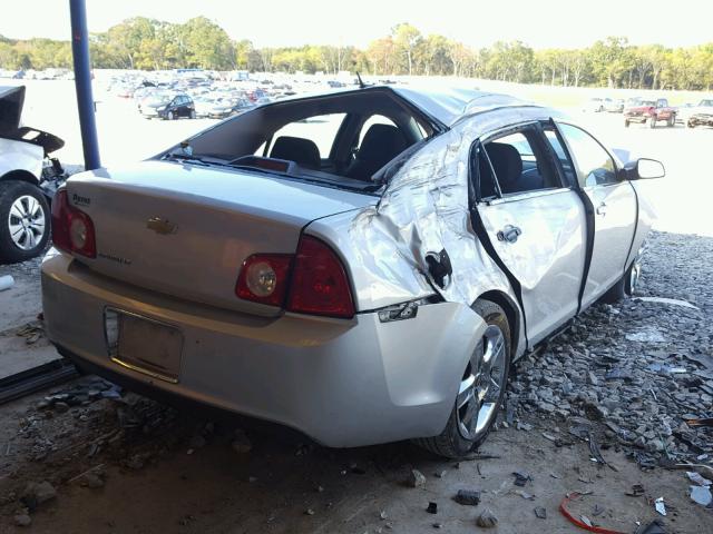 1G1ZC5EB1AF152818 - 2010 CHEVROLET MALIBU ვერცხლისფერი ფოტო 4