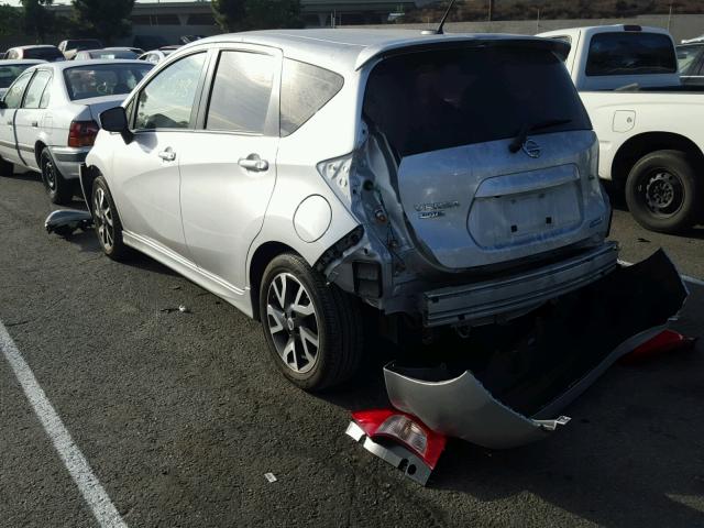 3N1CE2CP1GL371090 - 2016 NISSAN VERSA NOTE SILVER photo 3