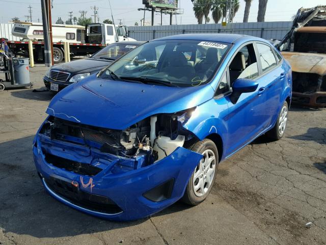 3FADP4AJ2BM200573 - 2011 FORD FIESTA S BLUE photo 2