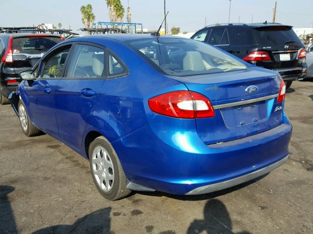 3FADP4AJ2BM200573 - 2011 FORD FIESTA S BLUE photo 3