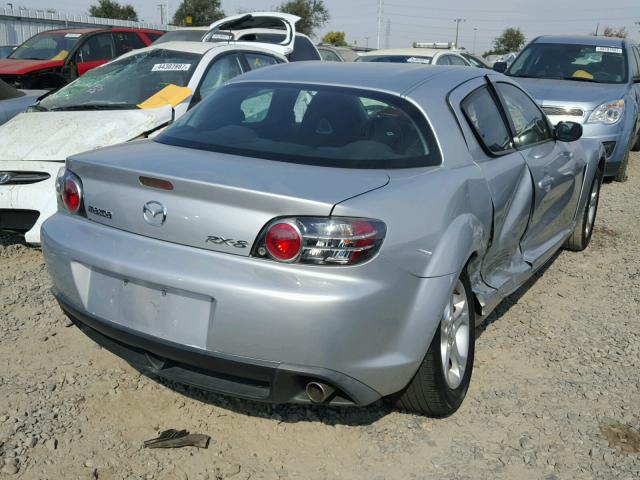 JM1FE173070208374 - 2007 MAZDA RX8 SILVER photo 4