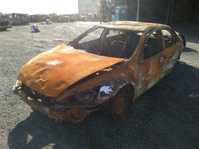 1HGCM56485A110452 - 2005 HONDA ACCORD LX BURN photo 2