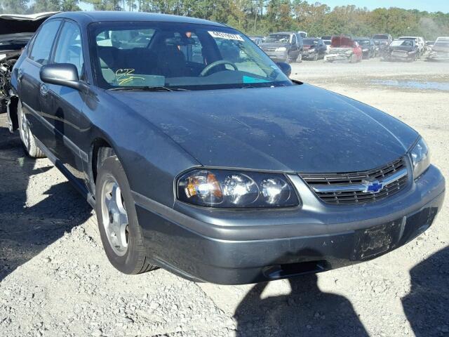 2G1WF52E649238499 - 2004 CHEVROLET IMPALA GRAY photo 1