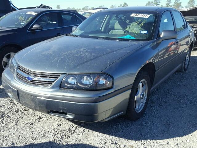 2G1WF52E649238499 - 2004 CHEVROLET IMPALA GRAY photo 2