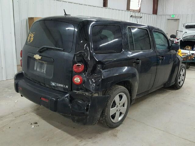 3GNCA13BX9S529921 - 2009 CHEVROLET HHR LS BLACK photo 4