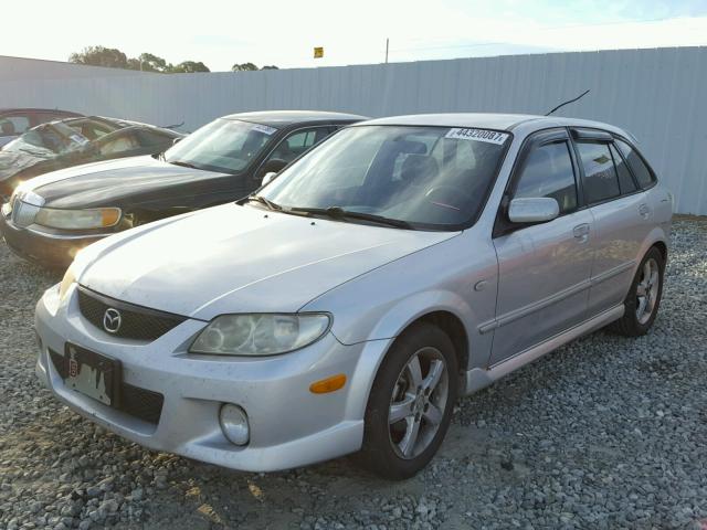 JM1BJ246831156964 - 2003 MAZDA PROTEGE PR SILVER photo 2
