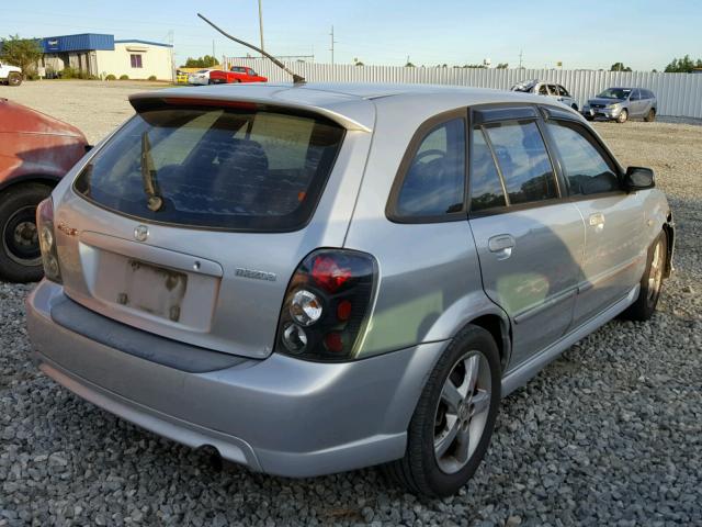 JM1BJ246831156964 - 2003 MAZDA PROTEGE PR SILVER photo 4