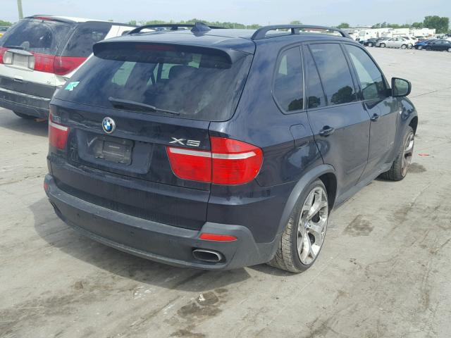 5UXFE83539L308498 - 2009 BMW X5 XDRIVE4 BLUE photo 4