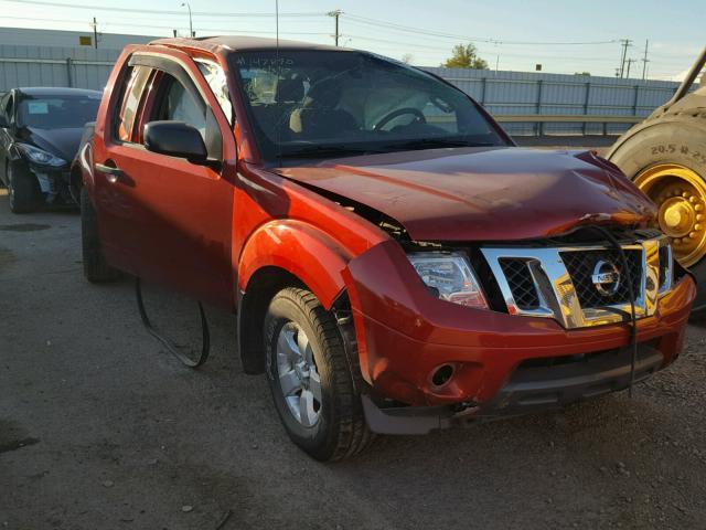 1N6AD0CW2CC409805 - 2012 NISSAN FRONTIER S RED photo 1