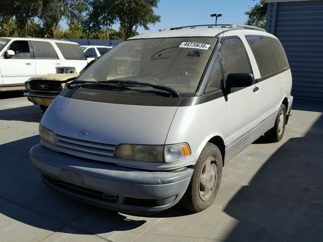 JT3AC12RXM0008484 - 1991 TOYOTA PREVIA LE SILVER photo 2