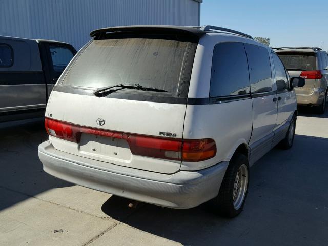 JT3AC12RXM0008484 - 1991 TOYOTA PREVIA LE SILVER photo 4