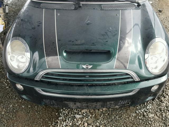 WMWRE33424TD78673 - 2004 MINI COOPER S GREEN photo 7