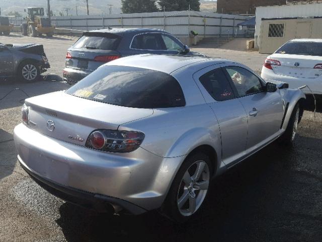 JM1FE173950148236 - 2005 MAZDA RX8 SILVER photo 4