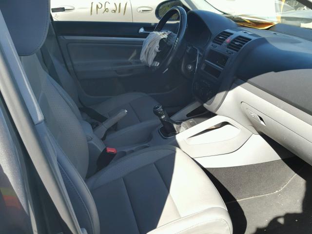 3VWRM71K39M056266 - 2009 VOLKSWAGEN JETTA SE 灰色 照片 5