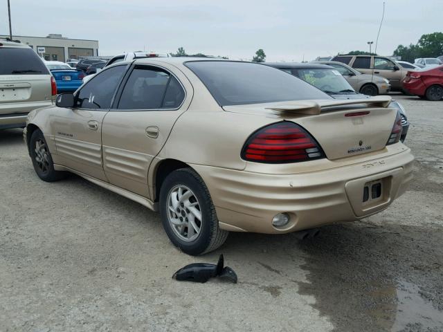 1G2NF52E81M650106 - 2001 PONTIAC GRAND AM S Qızıl foto 3