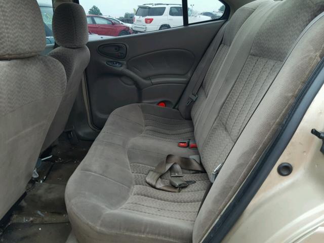 1G2NF52E81M650106 - 2001 PONTIAC GRAND AM S Qızıl foto 6