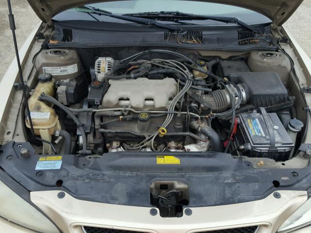 1G2NF52E81M650106 - 2001 PONTIAC GRAND AM S Qızıl foto 7
