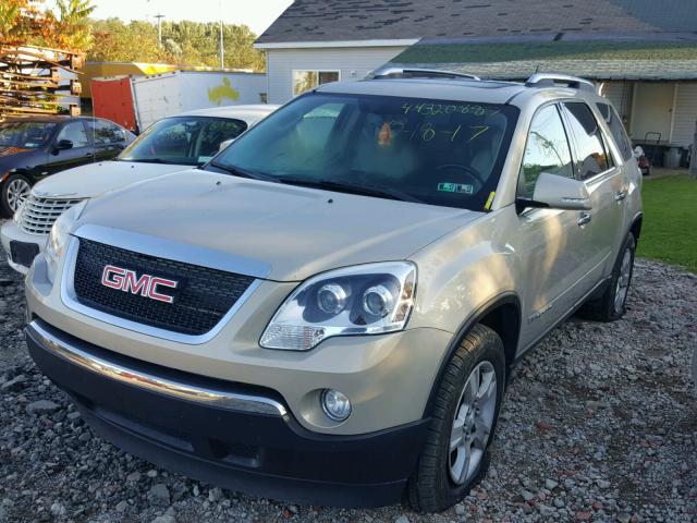 1GKEV337X8J197612 - 2008 GMC ACADIA SLT ოქროსფერი ფოტო 2