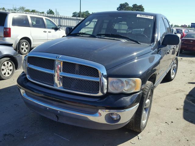 1D7HA18Z32J224522 - 2002 DODGE RAM 1500 BLACK photo 2