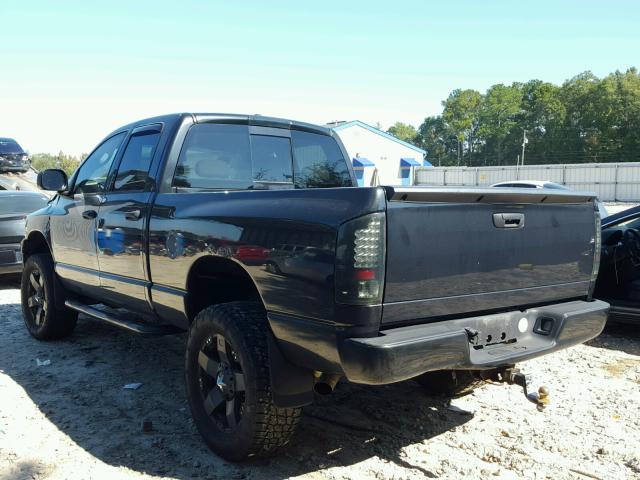 1D7HU18268J112106 - 2008 DODGE RAM 1500 S BLACK photo 3