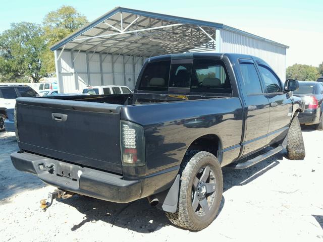 1D7HU18268J112106 - 2008 DODGE RAM 1500 S BLACK photo 4