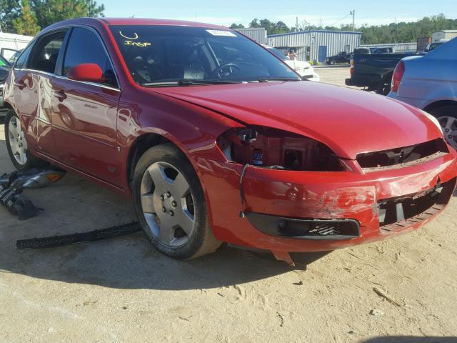 2G1WD58C579247422 - 2007 CHEVROLET IMPALA SUP RED photo 1