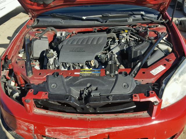 2G1WD58C579247422 - 2007 CHEVROLET IMPALA SUP წითელი ფოტო 7