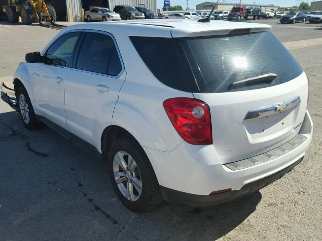 2CNALBEC0B6267171 - 2011 CHEVROLET EQUINOX LS WHITE photo 3