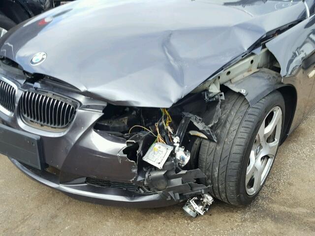 WBAWL13538PX17426 - 2008 BMW 328 GRAY photo 9