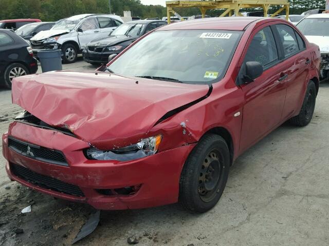 JA3AU16U79U000588 - 2009 MITSUBISHI LANCER DE RED photo 2