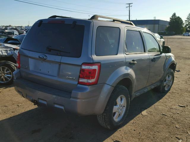 1FMCU93118KA49696 - 2008 FORD ESCAPE XLT GRAY photo 4