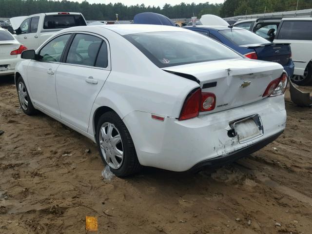 1G1ZG57B59F163771 - 2009 CHEVROLET MALIBU WHITE photo 3