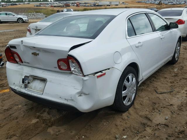 1G1ZG57B59F163771 - 2009 CHEVROLET MALIBU WHITE photo 4