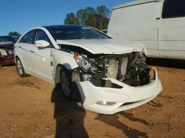 5NPEC4AC0DH632180 - 2013 HYUNDAI SONATA SE WHITE photo 1