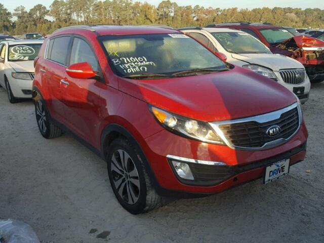 KNDPC3A24D7531576 - 2013 KIA SPORTAGE RED photo 1