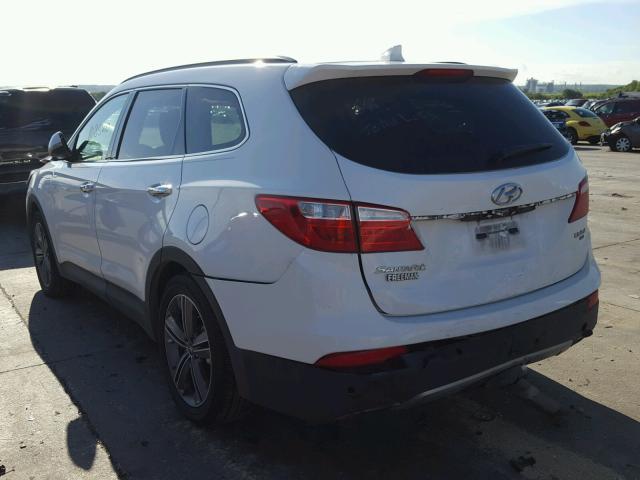 KM8SR4HF6EU080513 - 2014 HYUNDAI SANTA FE L WHITE photo 3