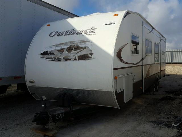 4YDT32B208S631715 - 2008 KEYSTONE OUTBACK WHITE photo 2