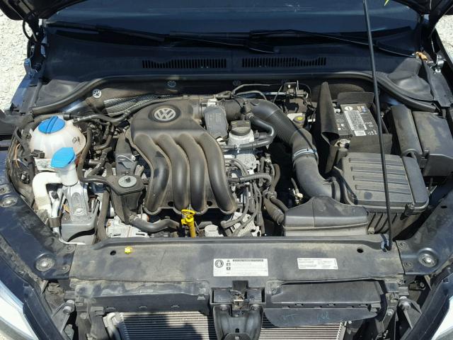 3VW2K7AJ0FM406608 - 2015 VOLKSWAGEN JETTA BASE GRAY photo 7