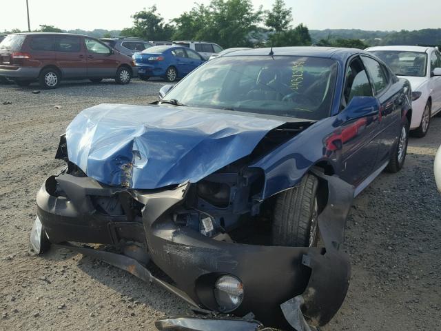 2G2WS542341355935 - 2004 PONTIAC GRAND PRIX Синій фото 2