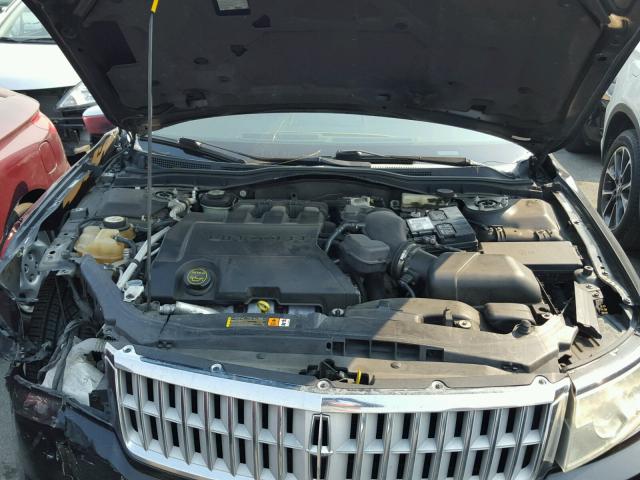 3LNHM26T78R640248 - 2008 LINCOLN MKZ BLACK photo 7