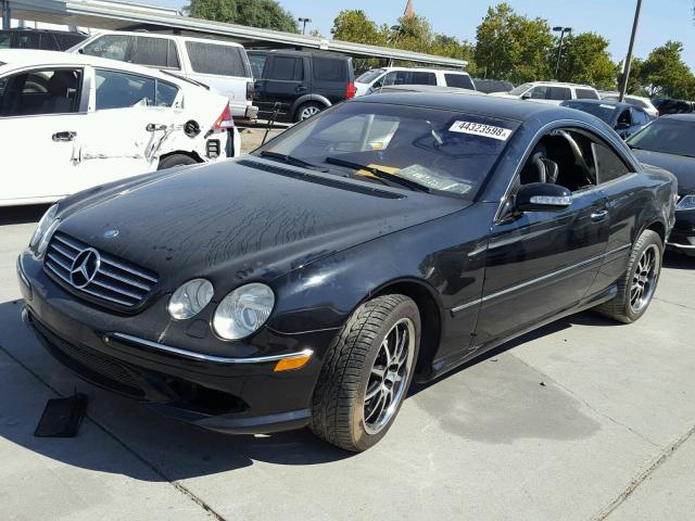 WDBPJ75J14A041547 - 2004 MERCEDES-BENZ CL 500 BLACK photo 2