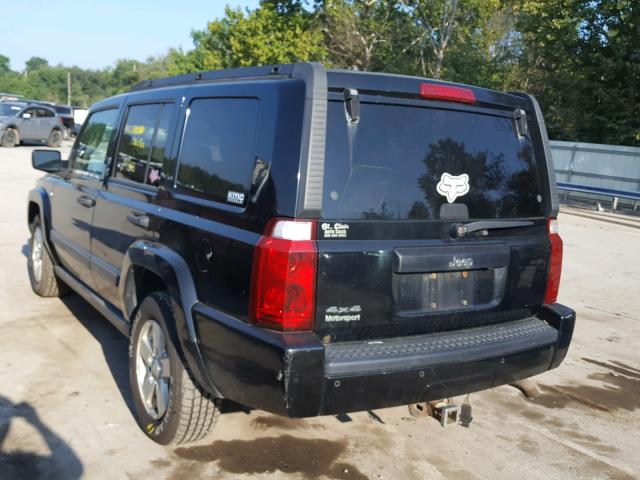 1J8HG48NX6C288910 - 2006 JEEP COMMANDER 黑色 照片 3
