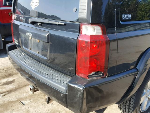 1J8HG48NX6C288910 - 2006 JEEP COMMANDER 黑色 照片 9