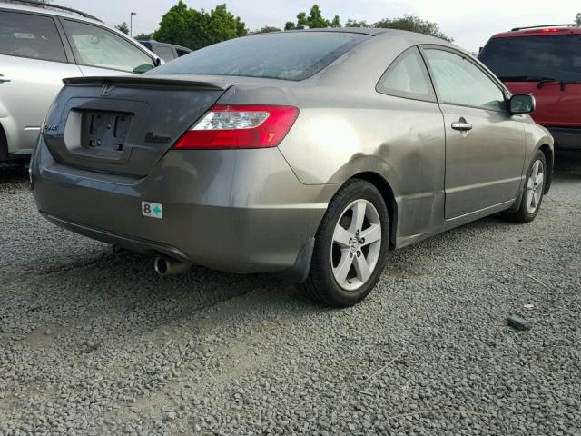 2HGFG128X7H518025 - 2007 HONDA CIVIC EX GRAY photo 4