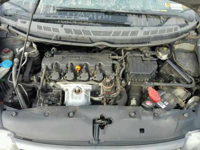 2HGFG128X7H518025 - 2007 HONDA CIVIC EX GRAY photo 7