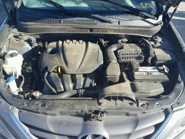 5NPEB4AC2DH776445 - 2013 HYUNDAI SONATA GLS GRAY photo 7